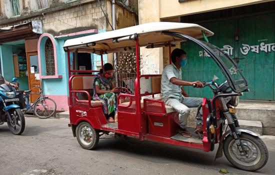 E-Rickshaw for Tribal Women with Solar Charging Hub